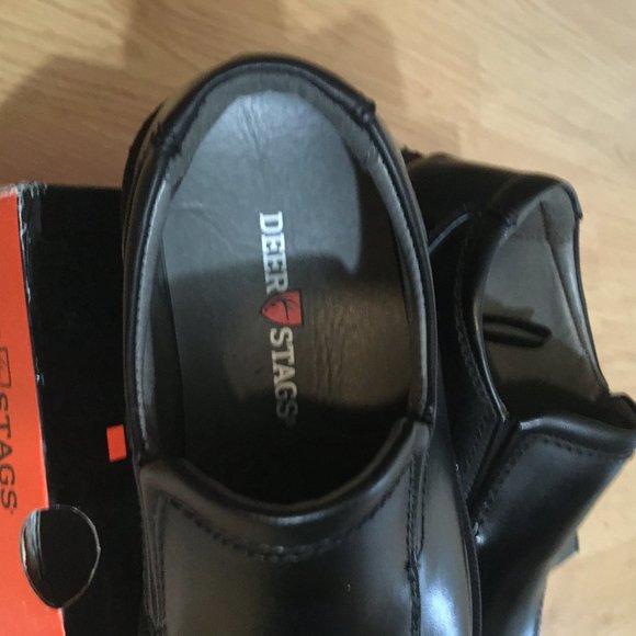 Black Deer Stags Slip-On Shoes - Picture 3 of 5